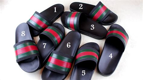 fake gucci flip flops mens|gucci slides are they real.